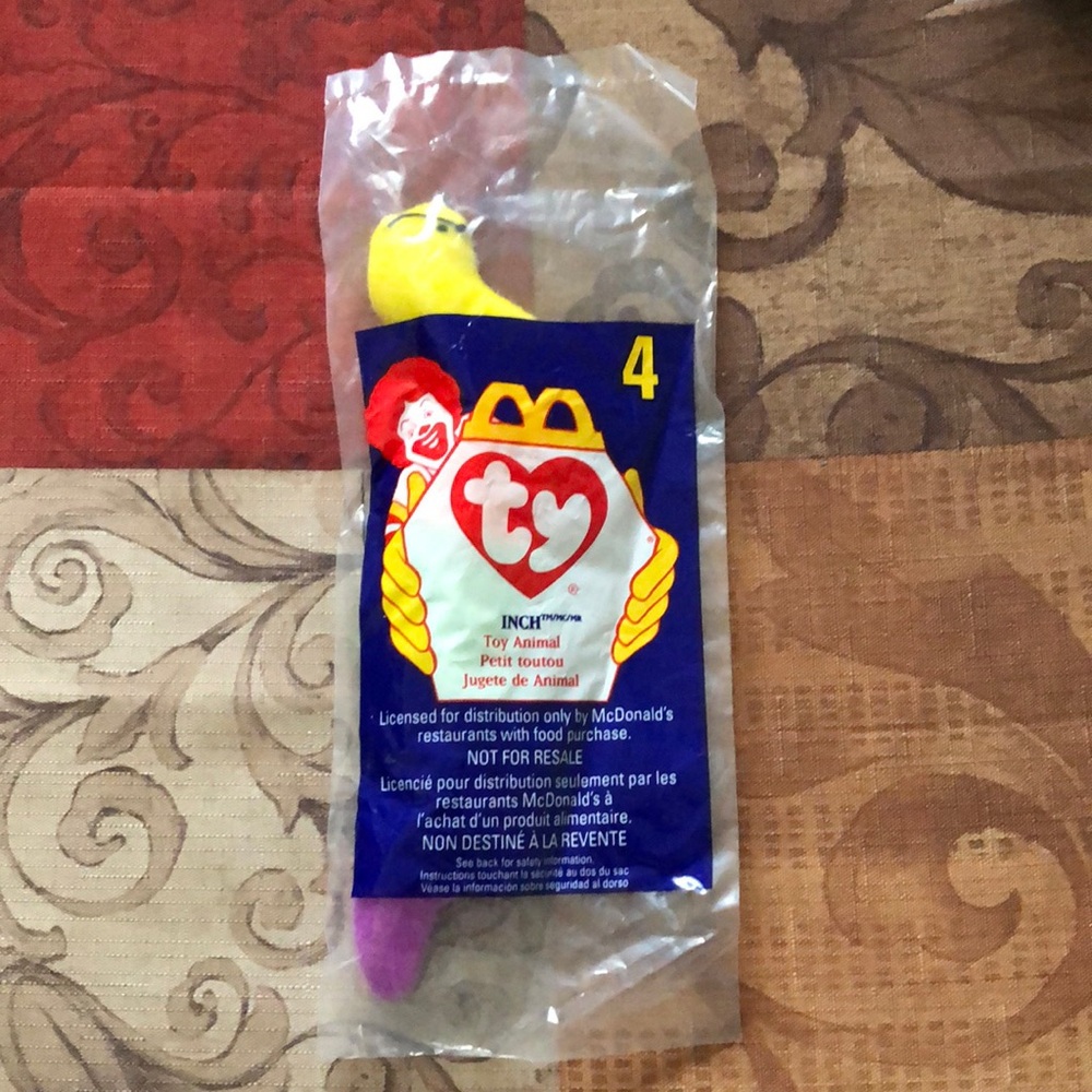 🛍️5/$20🛍️NWT McDonalds TY Mini “Inch”.